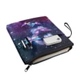 thumbnail image 3 of HELLHERO Colorful Butterfly Pattern Bible Cover with Handle Polyester Waterproof Book Storage Bag for Textbook Classroom Classmate Students Washable Travel, 3 of 8