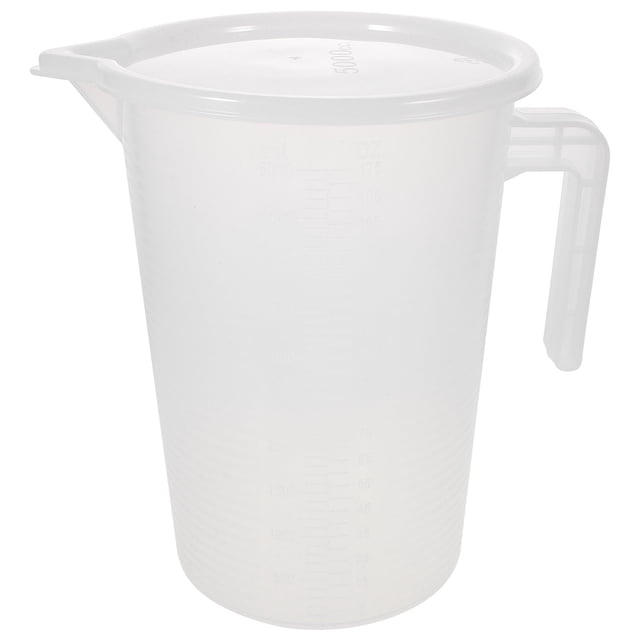 Jarra medidora de plástico con tapa, jarra medidora de leche, taza medidora de gran capacidad