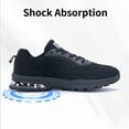 thumbnail image 3 of JOYFON Mens Running Shoes Air Cushioned Athletic Sneakers Non Slip Tennis Shoes for Sport Gym Jogging Black Size 12.5, 3 of 7