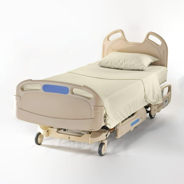Piece Hospital Bed Sheet Set Egyptian Cotton Thread Count Soft and Comfy Size X with Deep Pocket Light Stripe