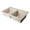 Biscuit, variant on ALFI brand AB3420DI-W White 34" Drop-In Double Bowl Granite Composite Kitchen Sink