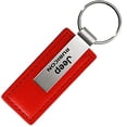 thumbnail image 2 of Jeep Rubicon Red Rectangular Leather Key Chain, 2 of 3