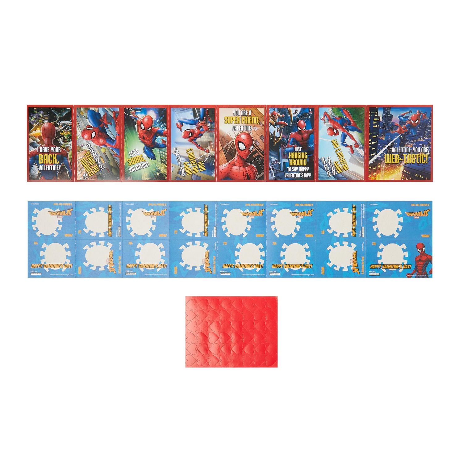 Spiderman Valentine Cards, 32 Count, Classroom Exchange Cards