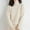 Beige, variant on DAFPZW Women's Sweaters Turtleneck Long Sleeve Ribbed Knit Shirts Casual Solid Color Plain Petite Jumper Tops Knitwear