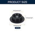 thumbnail image 2 of 10pcs Hole Plug 1/2 Inch (13mm) Button Plugs Fit for 13mm Hole, Snap in Locking Hole Tube Plug Gel, Black, 2 of 6