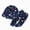 K023-Navy, variant on NOLDARES Girls Fleece Pajamas Long Sleeve Flannel Button Down Sleepwear Kids Soft Fuzzy 2 Pieces Pjs Loungewear Sets(K023-Yellow)