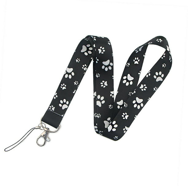 Temmen dilemma toelage Hit Upon UCAI Dog Paw Print Lanyard ，Cute Cartoon Mobile Phone Rope Key  Chains ID Cards Hand Neck Lanyard Best Gifts For Lady - Walmart.com