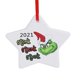 thumbnail image 1 of Decoraciones De Adornos Navideños Con Cubierta Facial Árbol De Navidad Colgante Redondo De Cerámica Colgante Con Tema De Vacuna Regalo Para La Familia Guardurnaity AP006894-12, 1 of 6