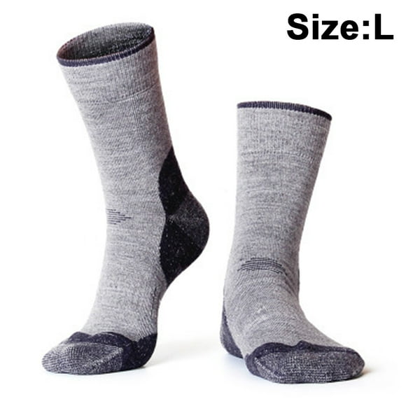 Outdoor Socks Men's and Women's Moisture Wicking Wool Socks Winter Thickening Warmth Skiing Hiking Socks