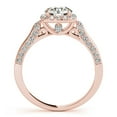 thumbnail image 2 of Aonejewelry 1 Carat Halo Antique Design Engagement Diamond Ring Crafted In 14k Solid Rose Gold, 2 of 2