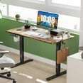thumbnail image 2 of Electric Height Adjustable Standing Desk, 48x24 Inches, Ergonomic Sit-to-Stand Rising Computer Table for Home Office, 2 of 8