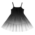 thumbnail image 6 of Ruyang Girls Gradient Color Halter Dress Sleeveless Backless Ruffles Pleated Summer Dresses Teen Kids Smocked Casual Dresses, 6 of 6