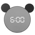 thumbnail image 4 of Digital Alarm Clock, Bedroom Clock Large LED Screen Night Mode Adjustable Brightness  For Bedroom Black Shell And White Light, 4 of 8