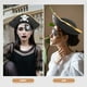 thumbnail image 4 of 4 piezas Capitán Pirate Sombreros y parches de ojos Impresión de calavera Pirate Capitán Capas de vestuario, 4 of 5