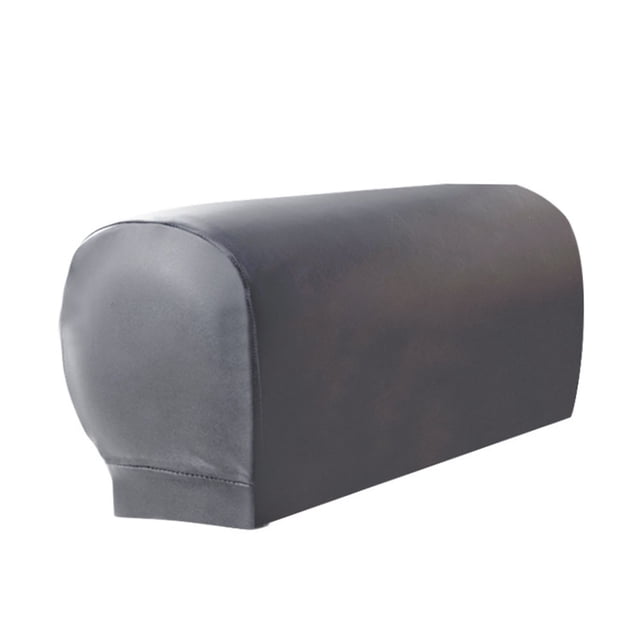 Bgsha PU Leather Sofa Armrest Covers for Couch Chair Arm Protector Stretch Waterproof