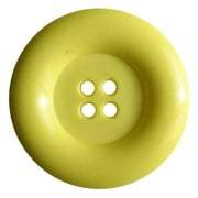 Dill Buttons 4 Hole 2 " Large Button - Yellow (3/Pack)