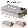 thumbnail image 3 of olkpmnmk Heated Lunch Box for Adult, Self-Heating Food Warmer, Rechargeable Cordless Lunch Box with Timer Temperature Display and Leakproof Lid for Office Work Travel Camping Outdoor Daily Meal Prep, 3 of 8