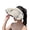 Beige, variant on Bucket Hat Summer Sunshade Hat Protection Dual Use Hair Hoop Sun Hat for Women Outdoor Beach Soft Foldable Wide Bri