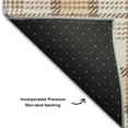 thumbnail image 5 of Addison Rugs Mayfield Premium Machine Washable Transitional Plaid Peach Rectangle Rug, 9' x 12', 5 of 6