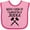 Pink and Fuchsia, variant on Inktastic Future Judge Gavel Job Gift Boys or Girls Baby Bib