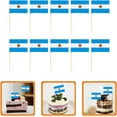 thumbnail image 2 of French Flag 400 pcs Argentinian Decoration Festival Pick National Mini Cuake Topper Argentina Flags Bar Toothpicks Decorative Flag Stick Party Favors Picks Favor Dessert Cupcake Toppers, 2 of 5