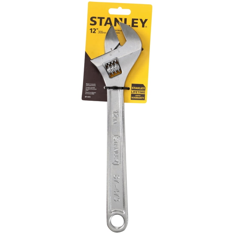 STANLEY 87-473 12-Inch Adjustable Wrench - Walmart.com