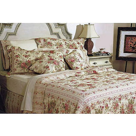 antique rose 10pc queen ensemble quilted walmart com antique rose 10pc queen ensemble quilted walmart com
