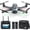 Gray, variant on Drones with Camera for Adults 4K, GPS Foldable Wefone WF33 with 4.5" Screen on Remote, 8GB Card, Under 249g, Brushless Motor, 2 Batteries, Gray