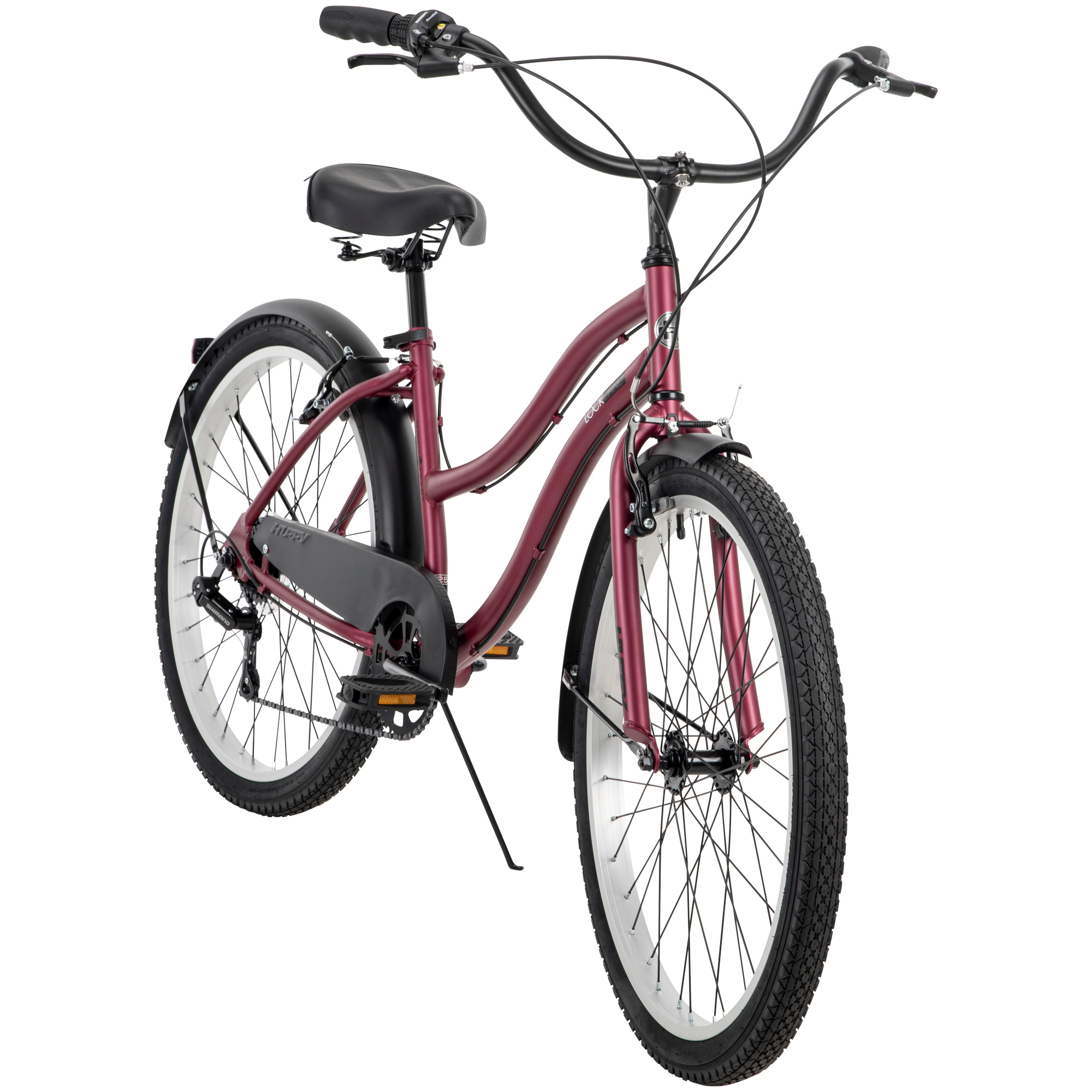 Huffy Lockland 26 Inch 7 Speed Cruiser Bike For Women Pink