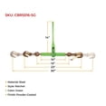 thumbnail image 6 of 4 Pack 5/16"- 3/8" Heavy Duty Hi-Viz Green Ratchet Chain Binder w/ 5/16" Grab Hook & 1/2" Slip Hook, 5,400 Lbs WLL - Tie Down Hauling Load Binders for Flatbed Trailers, 6 of 15