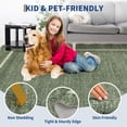 thumbnail image 4 of Scalloped Edge Area Rug – Non-Slip, Machine Washable Low Pile Indoor Carpet, Modern Farmhouse Floor Mat for Living Room, Bedroom, Nursery, Dining Room, Office, 4 of 8