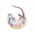 thumbnail image 2 of Valle, Aimee Del 32x26 White Modern Wood Framed Museum Art Print Titled - Swimming Otter II, 2 of 4