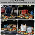 thumbnail image 3 of COEQINE Universal Cargo Liner for Cars SUVs, Scratch-proof Trunk Protection Cute Back Cargo Mat Vehicle Interior Accessories, 29 x 39 Inches, Colorful Hippie Floral Brown, 3 of 7