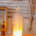 thumbnail image 1 of Candle Lamp Pearl Paper Rippled Light Atmosphere Lamp Desktop Decoration Night Light Shooting Props, 1 of 5