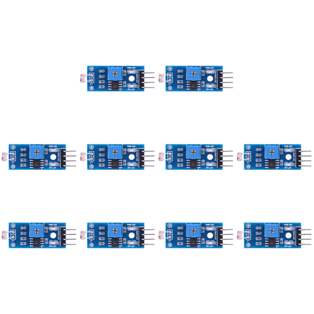 DQrwqpou Módulo sensor fotosensible 4 pines Módulo sensor sensibilidad 3.5V-5V LM393