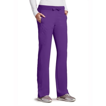 Barco One 5205 Women's Four Pocket Knit Waist Cargo Scrub Pant Prism XXS