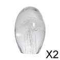 thumbnail image 1 of 2x Artesanías de Cristal Artesanía de Mesa Fotografía Prop Decoración de Escritorio Adornos de Medusas Estatuilla de Medusas para Oficina 2 piezas, 1 of 8