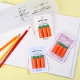 Pencil Cap carrot Head Cartoon Pencil Set Pencil Extender Color Gel
