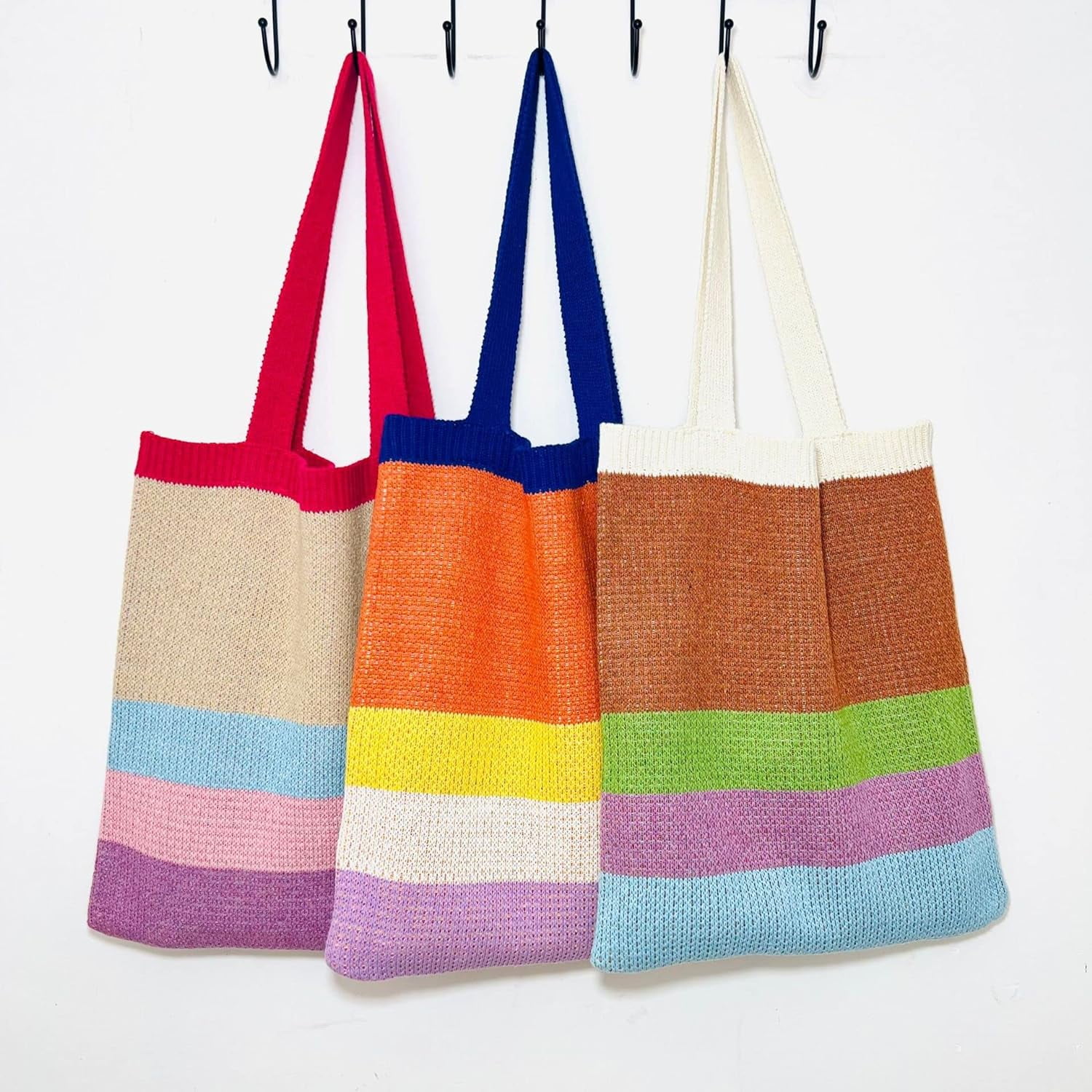 Kukuzhu Crochet Tote Bag Aesthetic Tote Bag Aesthetic Y2k Tote Bag Aesthetic Y2k Cute Tote Bags Aesthetic