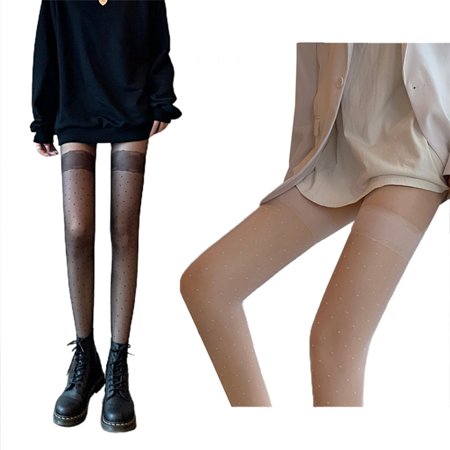 

360 traceless glossy lace waist pantyhose silicone non-slip ultra-thin transparent sexy bottoming stockings