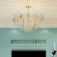 thumbnail image 2 of Brass Lamp Finial Holder Base Rounded Flat Light Holder Light Fitting Accessory, 2 of 5