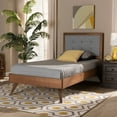 thumbnail image 6 of Baxton Studio Alida Light Grey and Brown Finished Wood Twin Size Platform Bed, 6 of 6