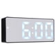 thumbnail image 1 of Innovador reloj despertador digital con pantalla LED electrónica de escritorio y espejo para el dormitorio del hogar, 1 of 15