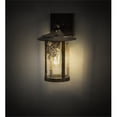 thumbnail image 1 of Meyda 221039 8 in. Wide Fulton Winter Pine Solid Mount Wall Sconce, 1 of 1
