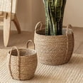 thumbnail image 2 of Shengyu Fiber Large Plant Pots Indoor Hand Woven Wicker Plant Pot For Clean Planting And Storage l, 2 of 6