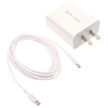 18W PD Home Charger Fast Type-C 10ft Long Cable Quick Power Adapter USB-C Wall A7V for LG Google Nexus 5X, G8X ThinQ, G8 ThinQ, G7 ThinQ, Stylo 6 5 4, K92 5G, Harmony 4