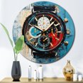 thumbnail image 1 of Designart "Temporal Fusion of a Watch" Fashion Oversized Wall Clock, 1 of 6