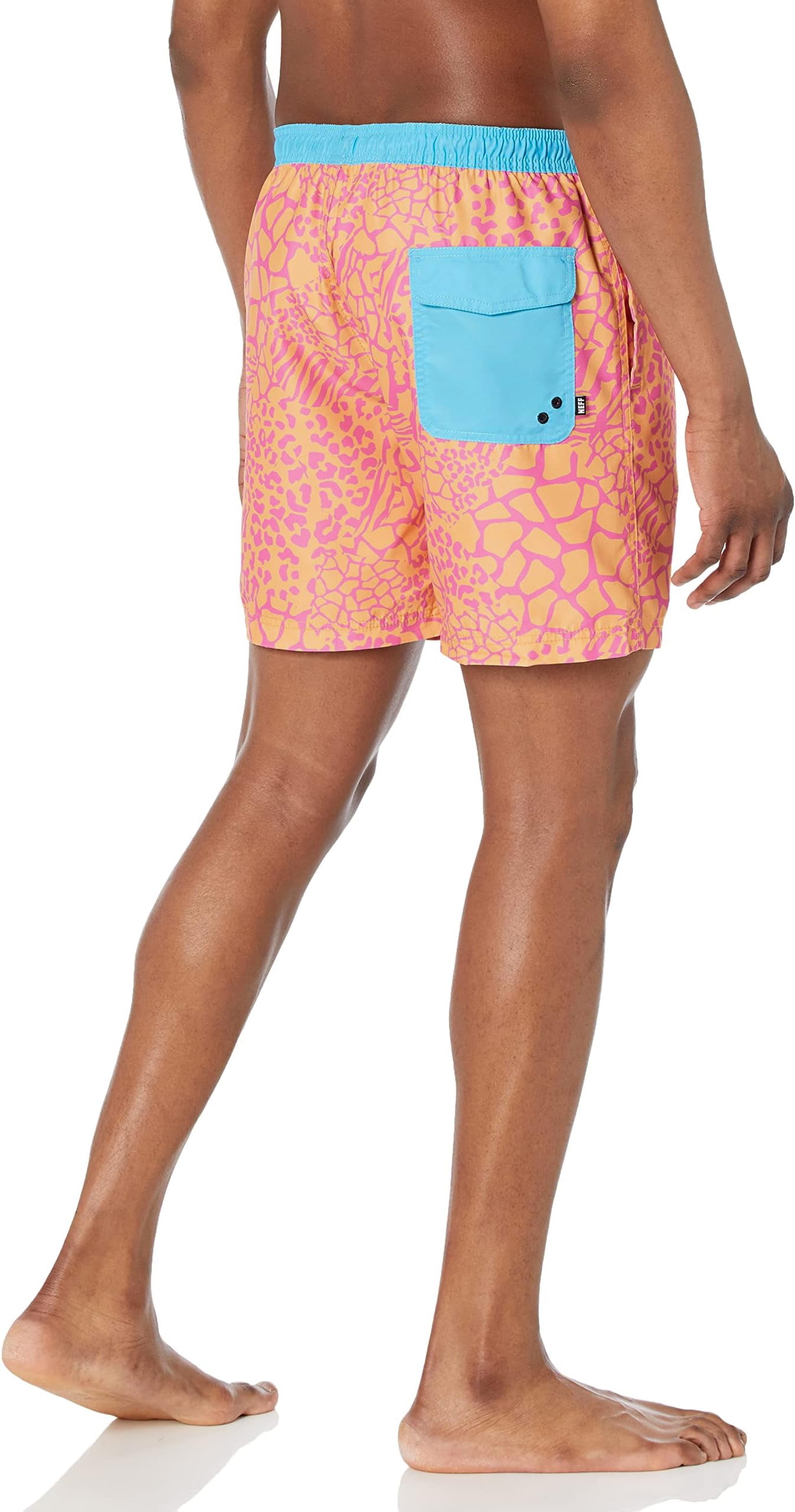 NEFF Men's Daily Animal Hot Tub Board Shorts for Swimming