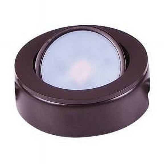 53830BRZ-Maxim Lighting-CounterMax MX-LD-AC-4W 3000K 1 LED Under Cabinet Disc Light-2.75 Inches wide by 2.75 Inches Length-Anodized Bronze Finish