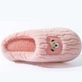 thumbnail image 5 of Viluyesy Fuzzy Slippers for Womens, Closed Toe Slip-On Plush Soft Sole Winter Warm Bedroom House Shoes Pink, 5 of 9